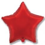 FM Воздушный шар Звезда (18''/46 см) Красный.