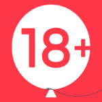 ВВ Шар (12''/30 см) 18+, Черный (299)/Фуше (435), пастель, 5 ст, 25 шт.