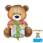 G Шар (33"/84 см) Милый мишка в уп.