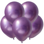 ВП (10"/25 см) Фиолетовый, Зеркальные шары / Mirror Violet, латексный шар