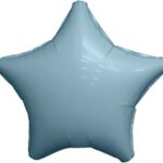 AG Шар (19''/48 см) Звезда, Мистик, Сталь, Сатин, 1 шт.
