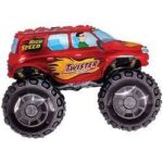 FM Шар (38''/97 см) Фигура, Бигфут, Красный, 1 шт.