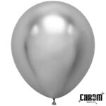 ДБ Шар (18''/46 см) Серебро, хром, 10 шт.