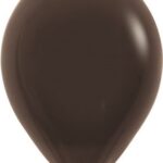S Шар (12''/30 см) Шоколадный (076), пастель, 50 шт.