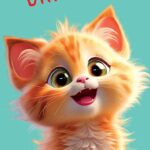 Конверты для денег, Загляни внутрь... (котенок), 1 шт.