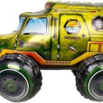 К Шар 3D (25''/64 см) Фигура, Военный грузовик, 1 шт. в уп.