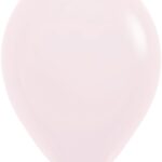 S Шар (12''/30 см) Нежно-розовый (609), макарунс, 50 шт.