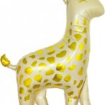 К Шар с клапаном (16''/41 см) Мини-фигура, Жираф, 1 шт.
