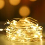 Светодиодная гирлянда, Роса 30 Led, IP14, 3 м. Теплый белый, 1 шт.