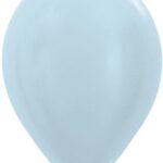 S Шар (12''/30 см) Голубой (440), перламутр, 50 шт.