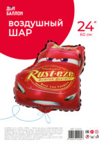 К Шар (24''/61 см) Фигура, Гоночная машинка, 1 шт. в уп. — изображение 2