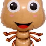 К Шар с клапаном (17''/43 см) Мини-фигура, Веселый муравей, 1 шт.
