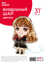 К Шар (31''/79 см) Фигура, Маленькая Волшебница, 1 шт. в уп. — изображение 4