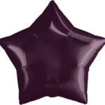 AG (9"/23 см) Набор шаров (9''/23 см) Мини-звезда, Темная вишня, 5 шт. в уп.