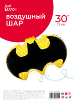 К Шар (30''/76 см) Фигура, Бэтмен, Летучая мышь, 1 шт. в уп. — изображение 4