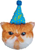 К Шар (32''/81 см) Фигура, Котик в колпачке, 1 шт. в уп.