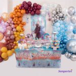 S Шар (24''/61 см) Розовое дерево (010), пастель, 3 шт. — изображение 2