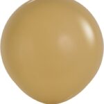 S Шар (24''/61 см) Кофе Латте (073), пастель, 3 шт.