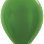 S Шар (12''/30 см) Зеленый (530), металлик, 50 шт.