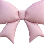 К Шар (39''/99 см) Фигура, Бант, Розовый, Сатин, 1 шт. в уп., 26456